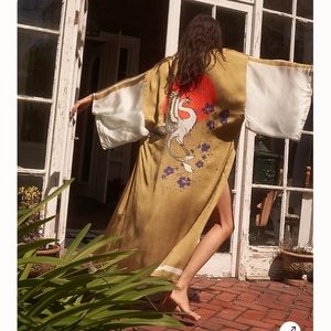 Free People moon dance maxi kimono